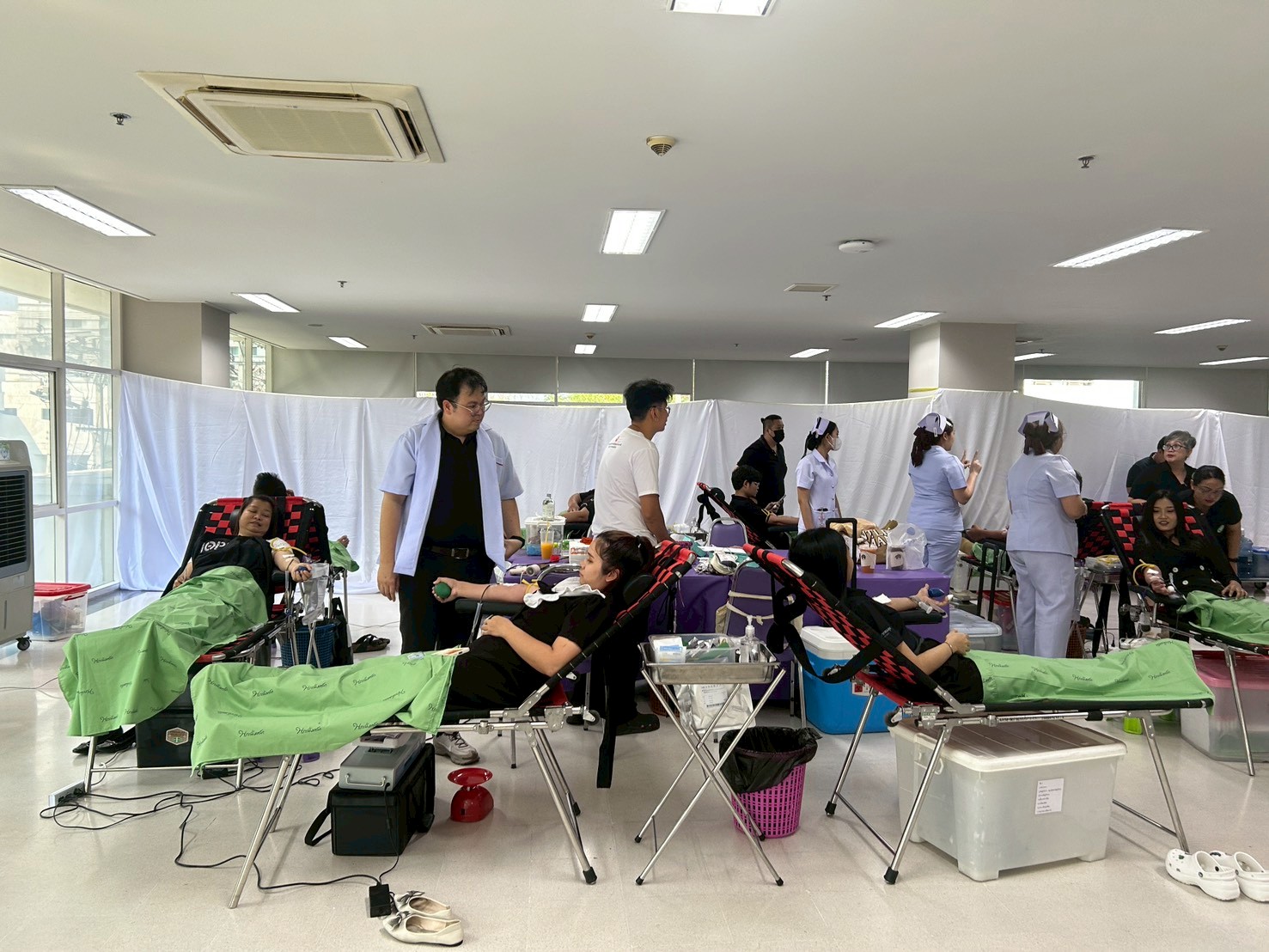 สลก. จัดและเข้าร่วมกิจกรรมบริจาคโลหิตประจำปี 2569 ครั้งที่ 1 